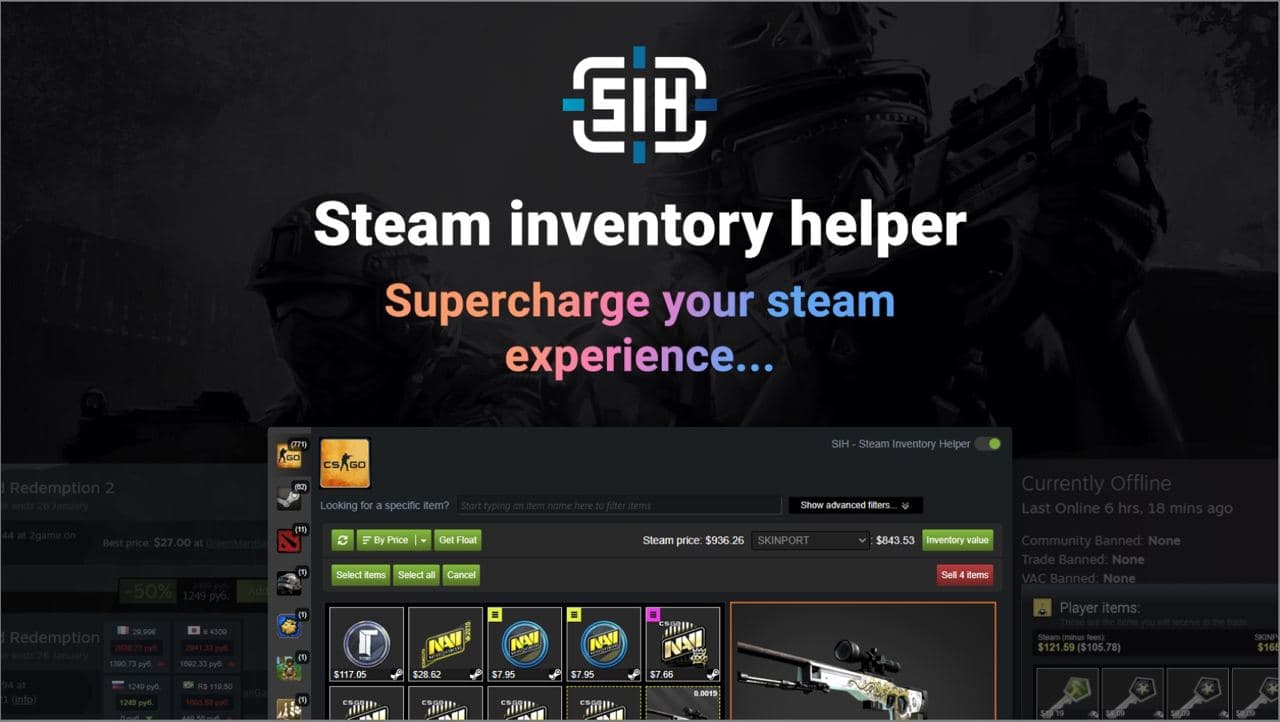 Steam Inventory Helper