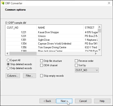 DBF Converter