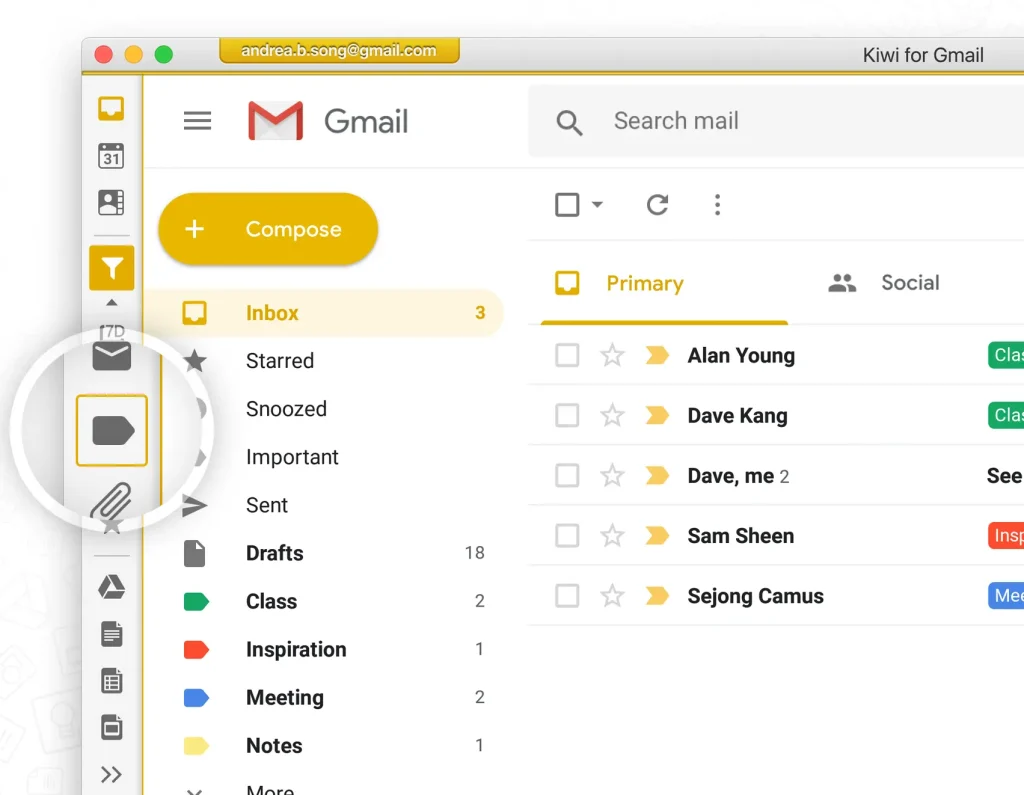 Kiwi for Gmail