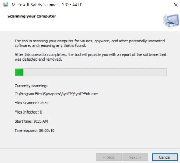 Microsoft Safety Scanner